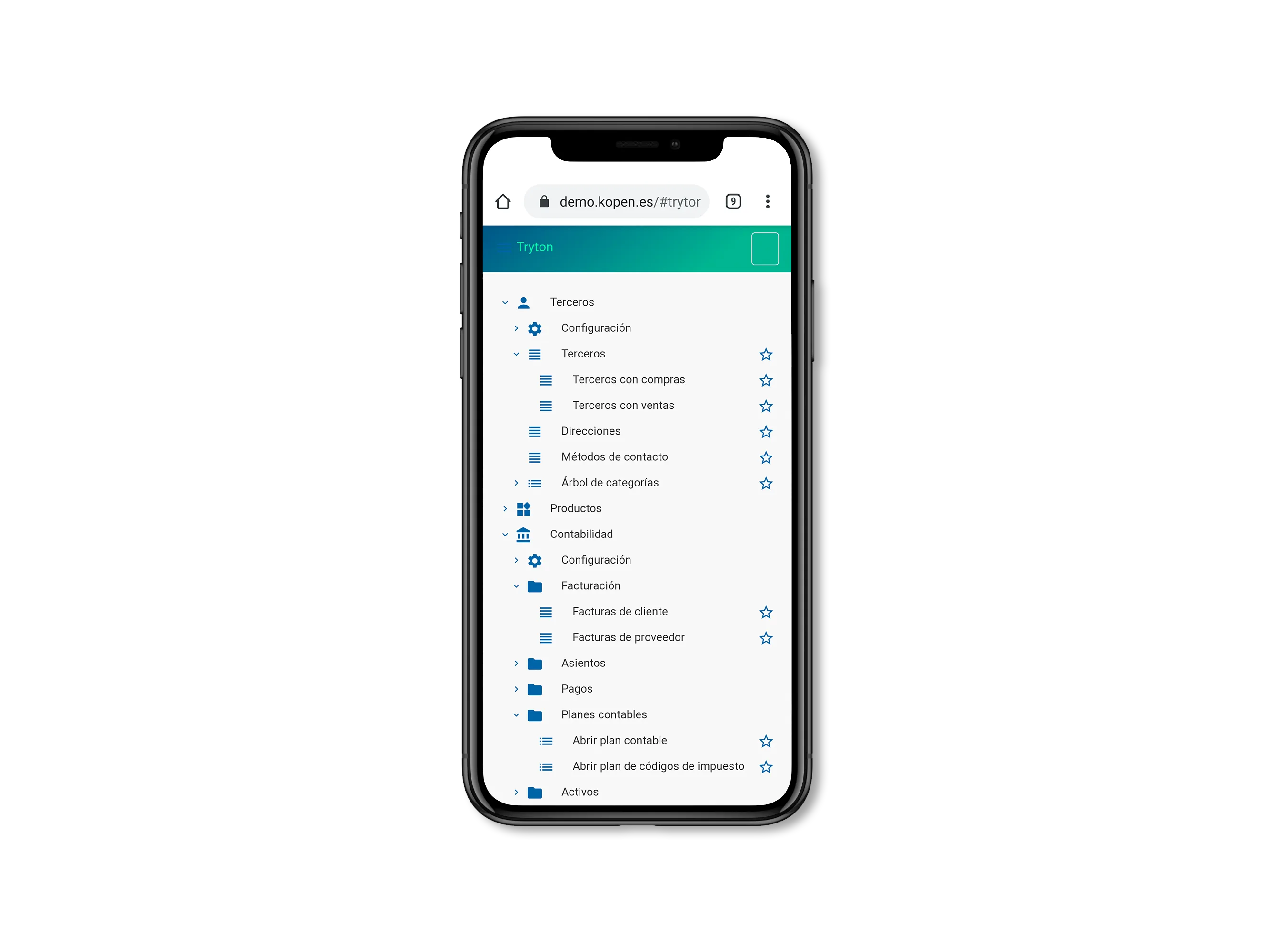 ERP en tú movil