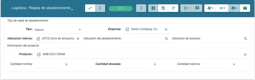 Captura Tryton_Reglas de abastecimiento_Interno