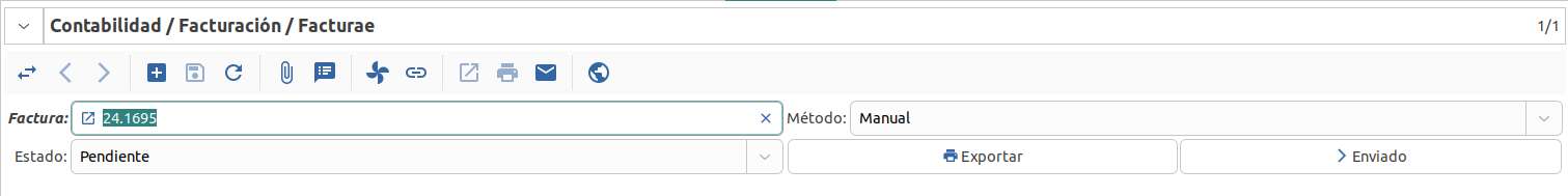 Captura códigos DIR3 - Tryton